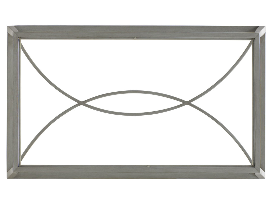 Silver Sands - Rectangular Cocktail Table - Pearl Silver