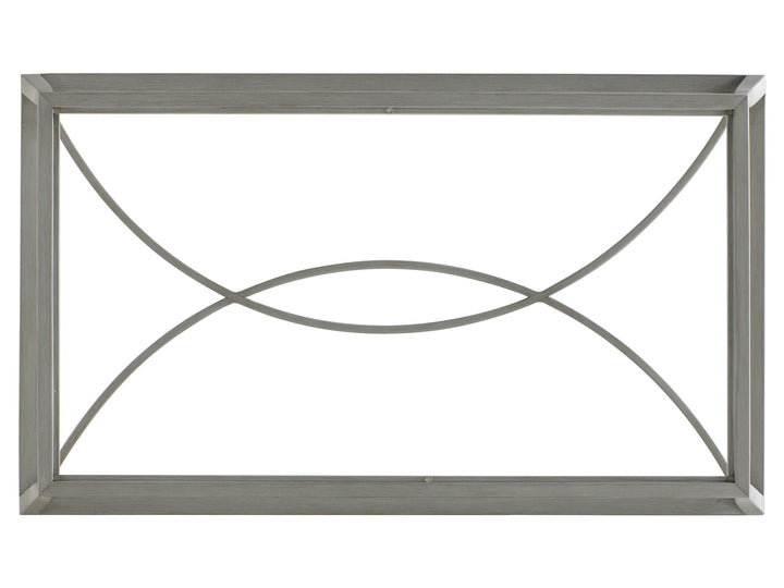Silver Sands - Rectangular Cocktail Table - Pearl Silver