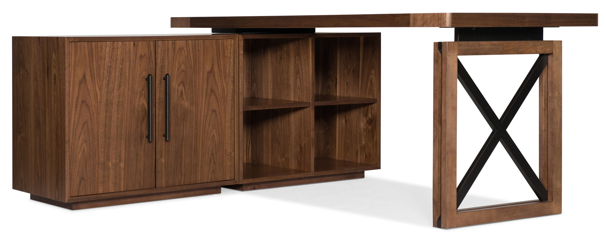 Elon - Two-Door Cabinet - Dark Brown
