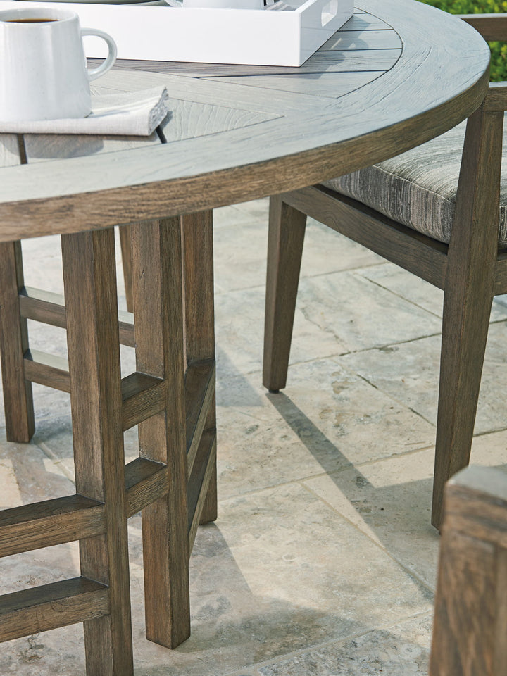 La Jolla - Round Dining Table - Dark Brown