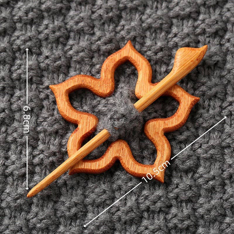 Wooden Shaped Brooch: Dog