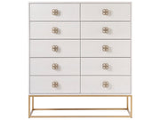 Love. Joy. Bliss.-Miranda Kerr Home - Peony Drawer Chest - Alabaster