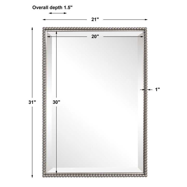Sherise - Mirror - Brushed Nickel