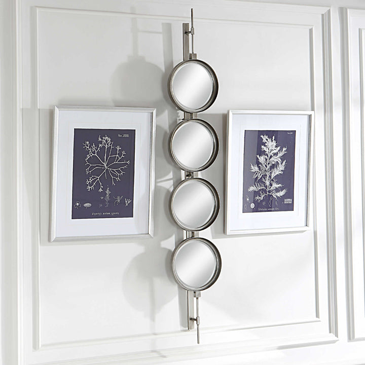 Button - Mirror - Gray