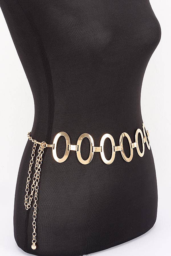 Vintage Metal Chain Belt PBN9119