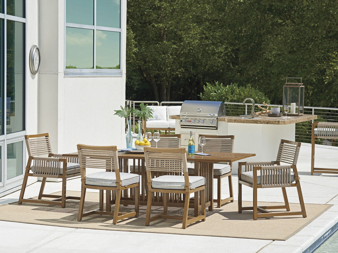 St Tropez - Rectangular Dining Table - Light Brown