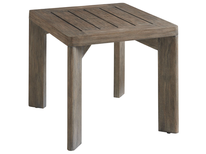 La Jolla - Rectangular End Table - Dark Brown