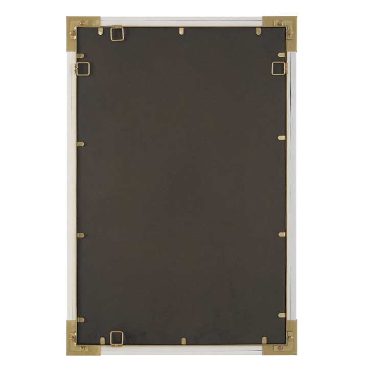 Malik - White & Gold Mirror