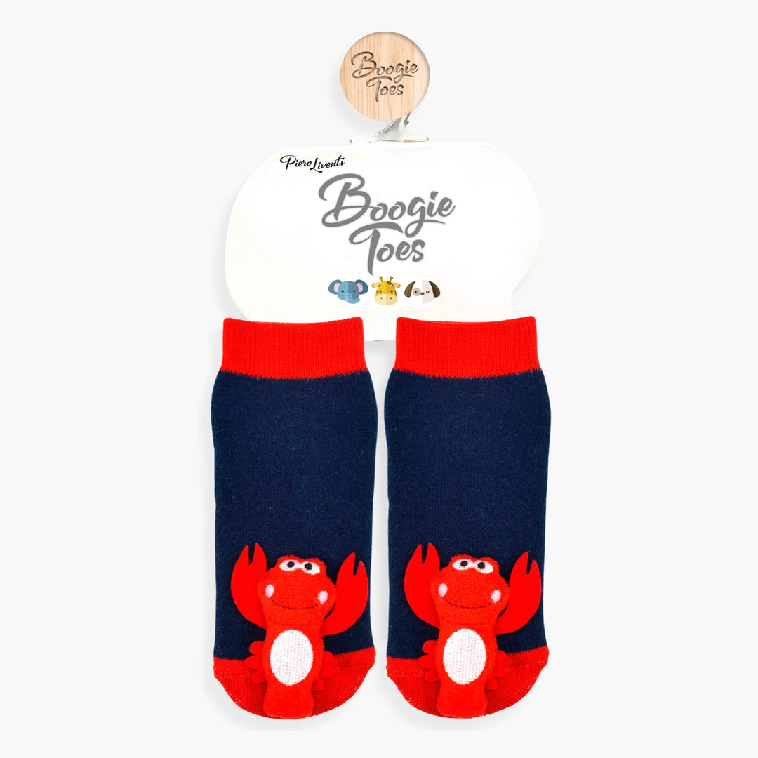 Lobster Boogie Toes Rattle Socks: 1 - 2 Y