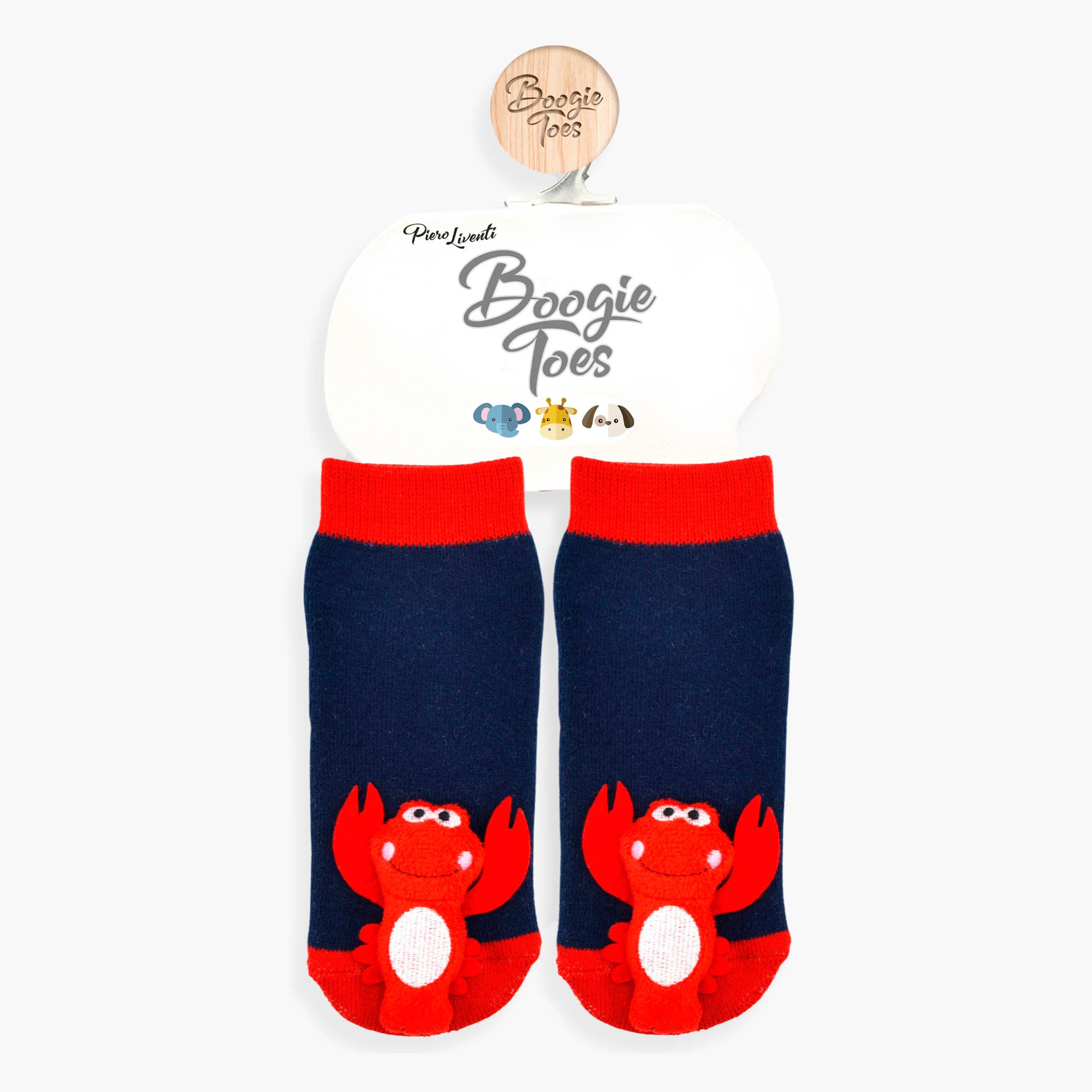 Lobster Boogie Toes Rattle Socks: 1 - 2 Y
