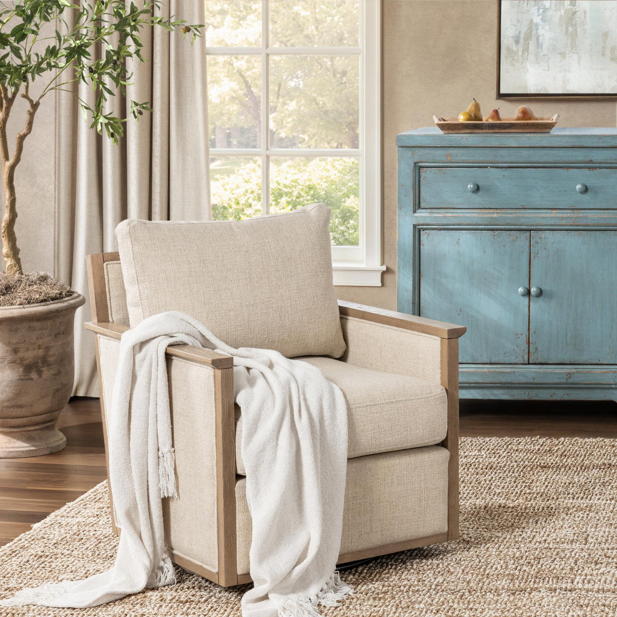 Norman - Swivel Accent Chair