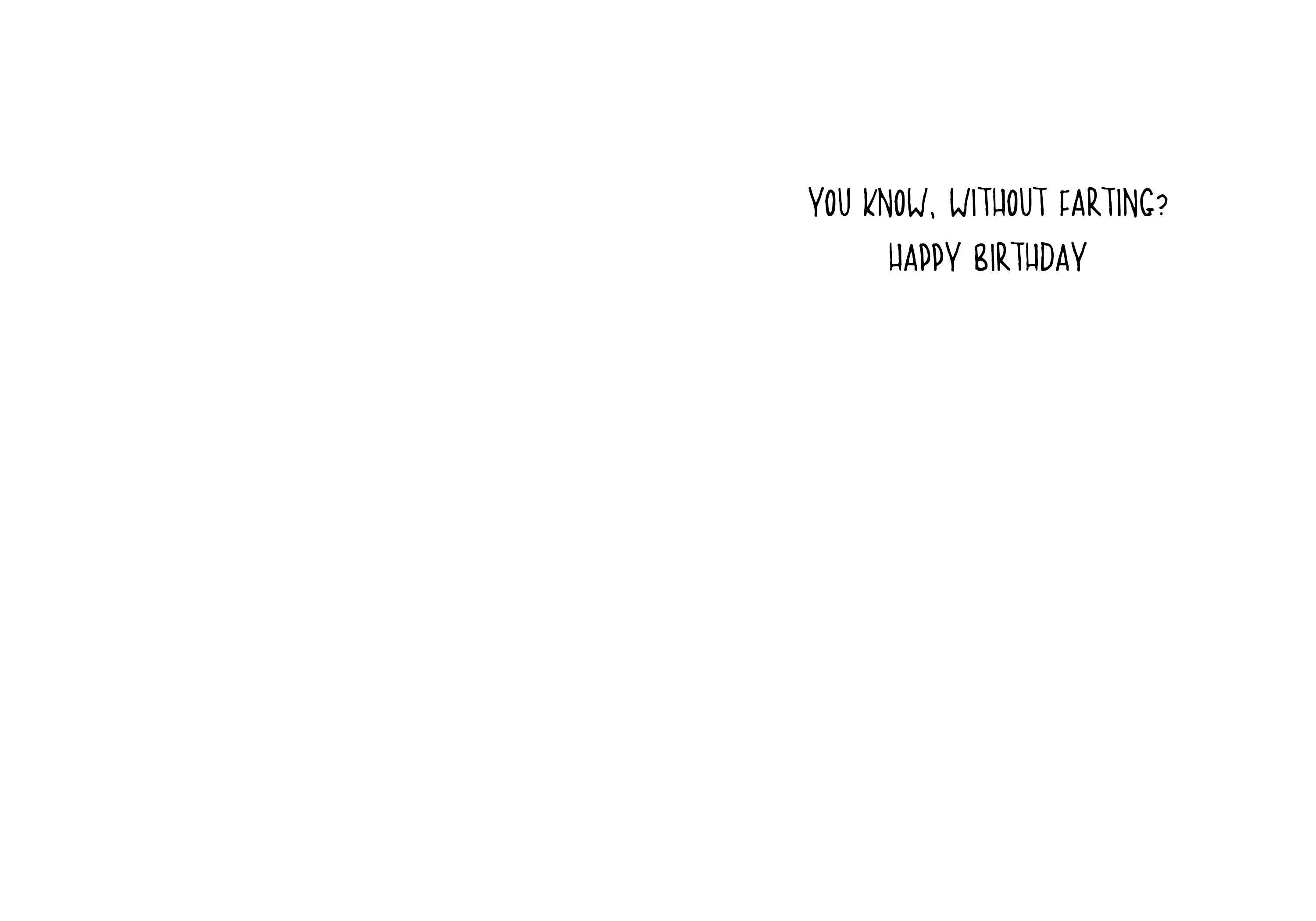 Blow Out Candles | Funny Birthday Card