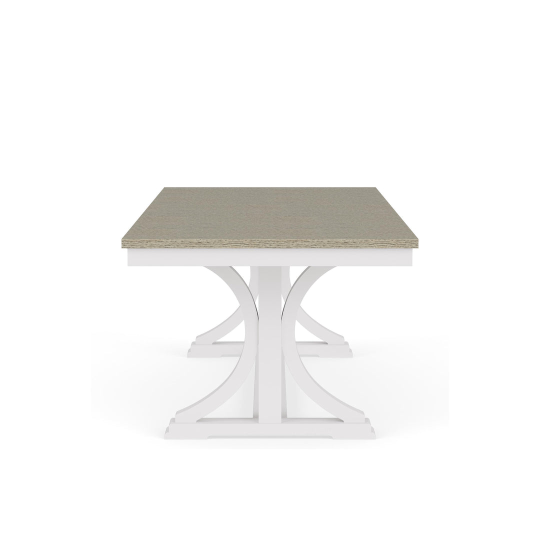 Cora - Trestle Dining Table - Cloud / Fog