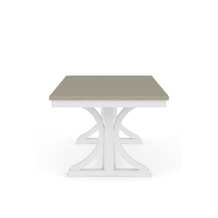 Cora - Trestle Dining Table - Cloud / Fog