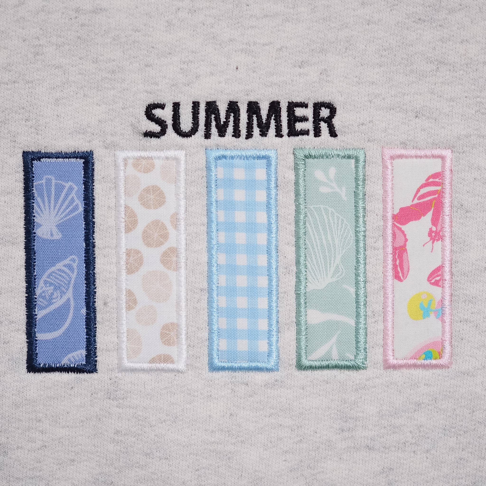 Custom Beach Summer Print Appliqué Hooded Sweatshirts