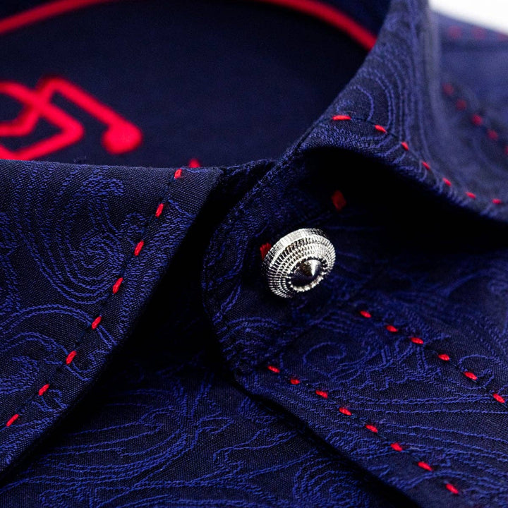 Osiris Jacquard Numbered PM Edition Shirt: NAVY / M
