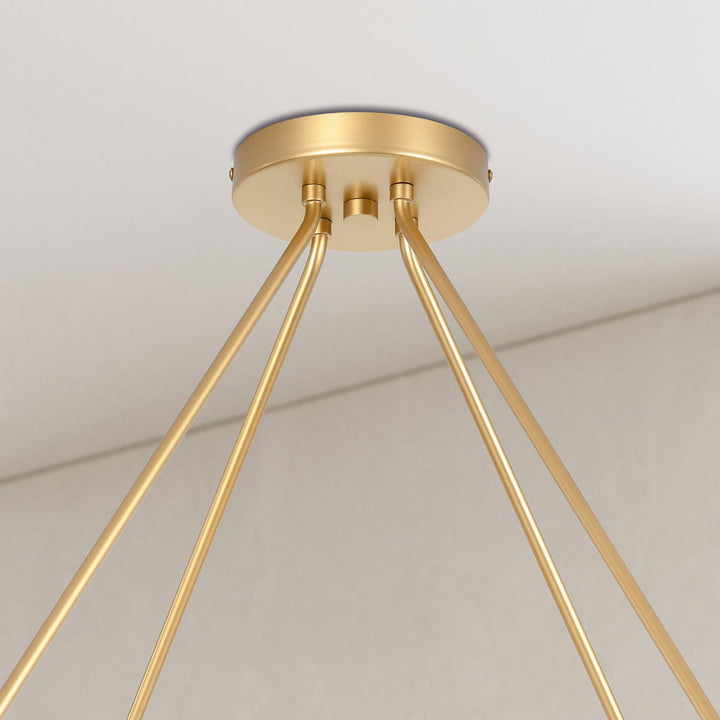 Gina - Chandelier - Gold