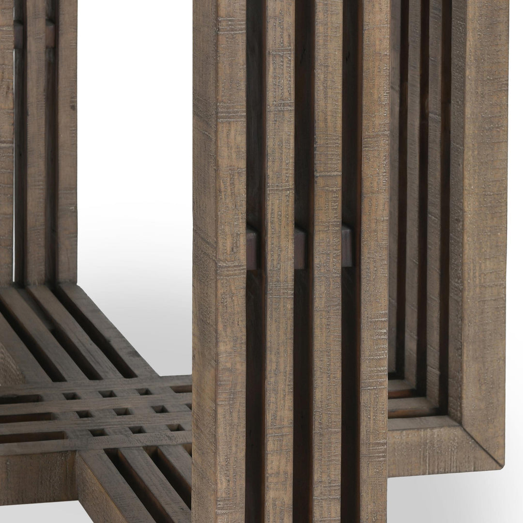 Aspen - Round Dining Table - Distressed Brown/Antique White