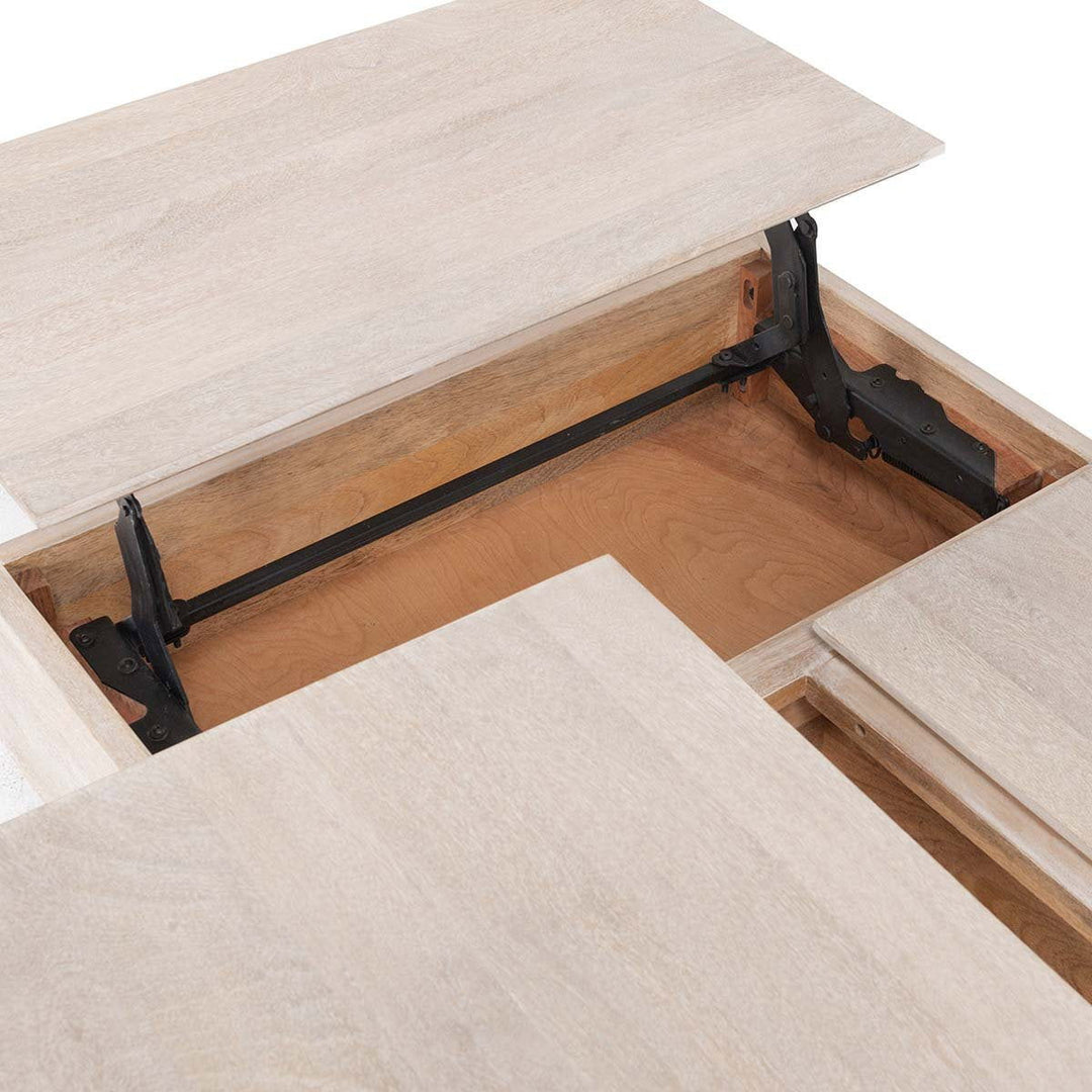 Rocklin - Double Lift Top Coffee Table - White