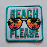Beach Please Sunglasses Iron-On PATCH