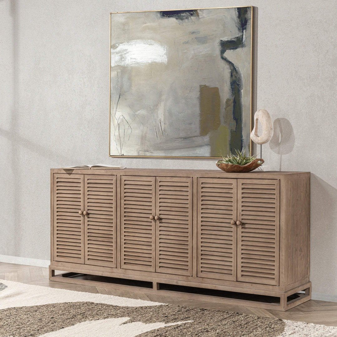 Jolen - 6 Door Buffet - Distressed Brown