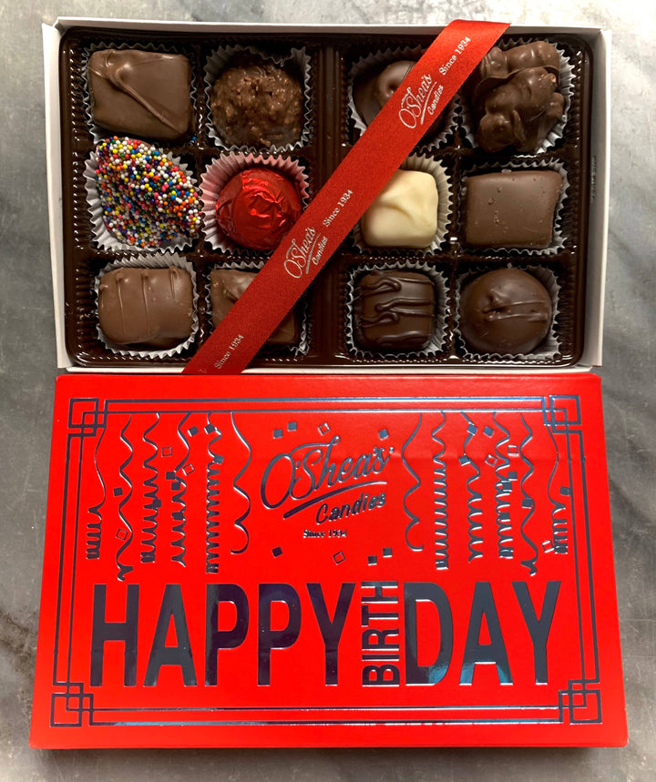 Occasion Gift Box “Happy Birthday” Deluxe Assortment: All Milk Chocolate