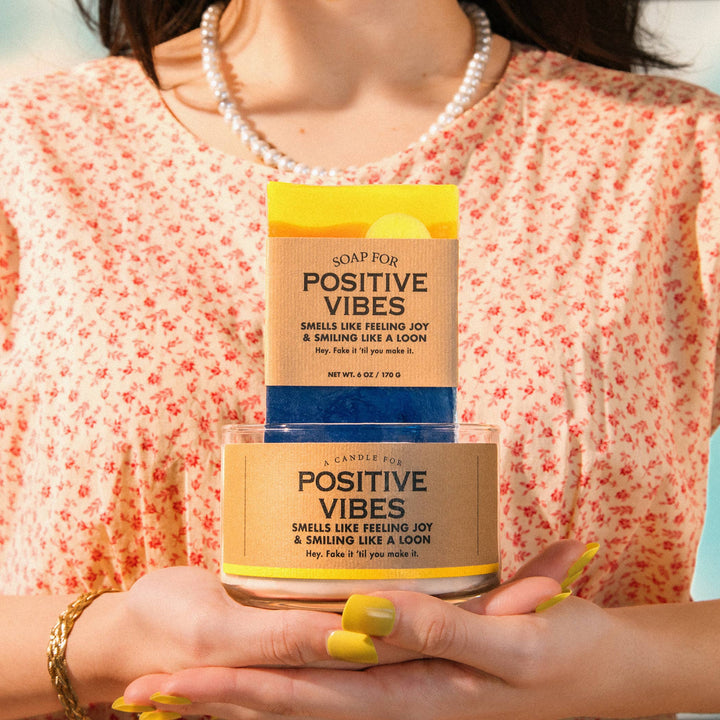 A Candle for Positive Vibes | Funny Candle | 10 oz Soy Wax