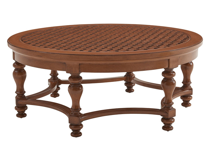 Harbor Isle - Round Cocktail Table - Dark Brown