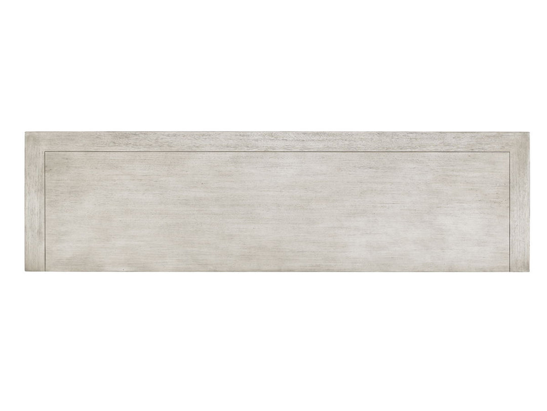 Oyster Bay - Kings Point Large Media Console - Pearl Silver
