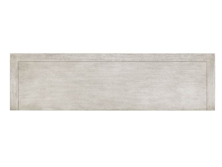 Oyster Bay - Kings Point Large Media Console - Pearl Silver