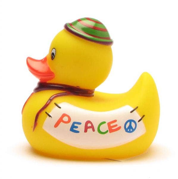 “Peace” bath duck