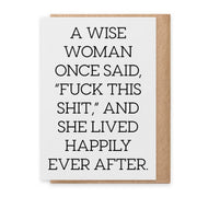 Wise Woman - Greeting Card