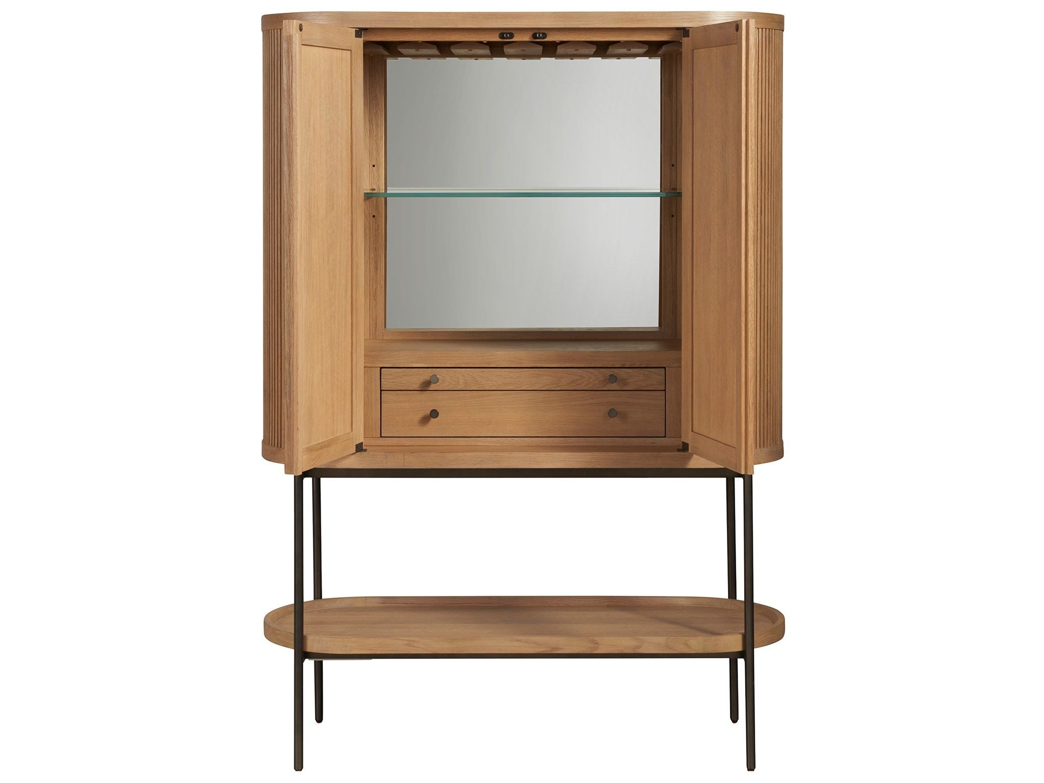 Modern - Linnea Bar Cabinet - Light Brown