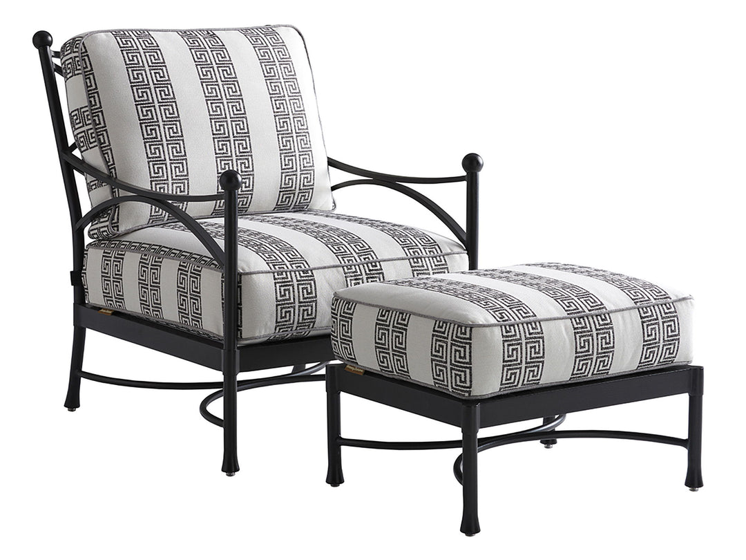 Pavlova - Fabric Ottoman - White