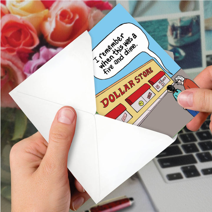NobleWorks - Dollar Store Greeted Birthday Card