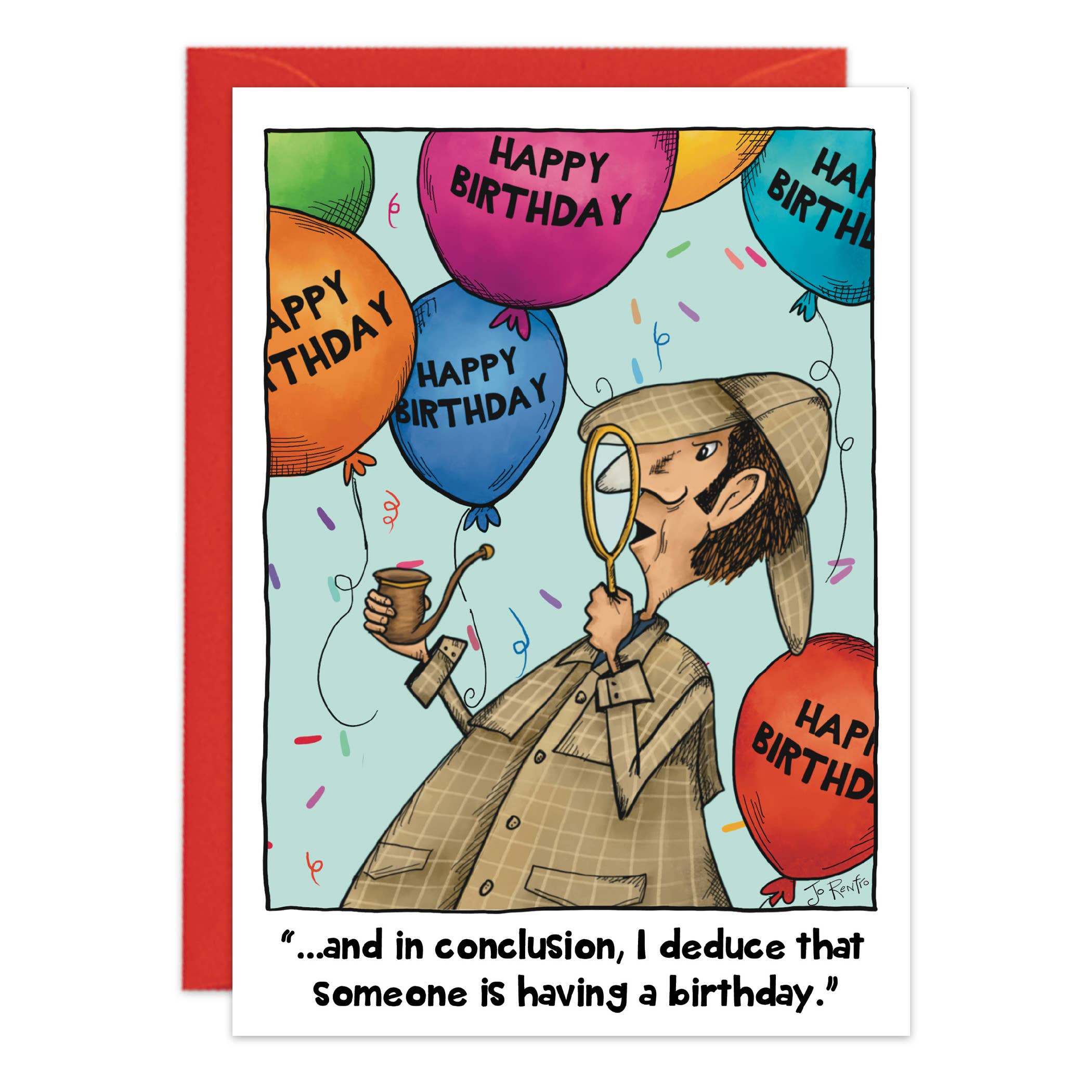 No Sh*t Sherlock Birthday Card - 9478