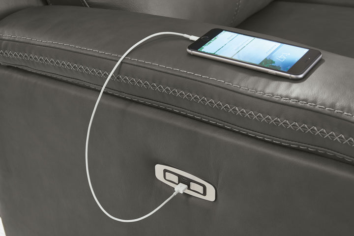 Bleckley - Power Reclining Sofa With Adjustable Headrest