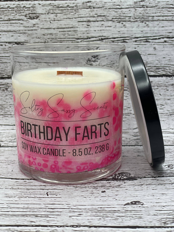 Birthday Farts - Soy Wax Candle: Blue