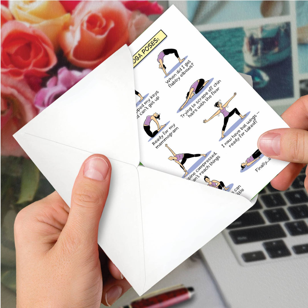 Birthday Card - Midlife Yoga Poses