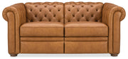 MS - Glover Power Reclining Loveseat With Power Headrest - Brown
