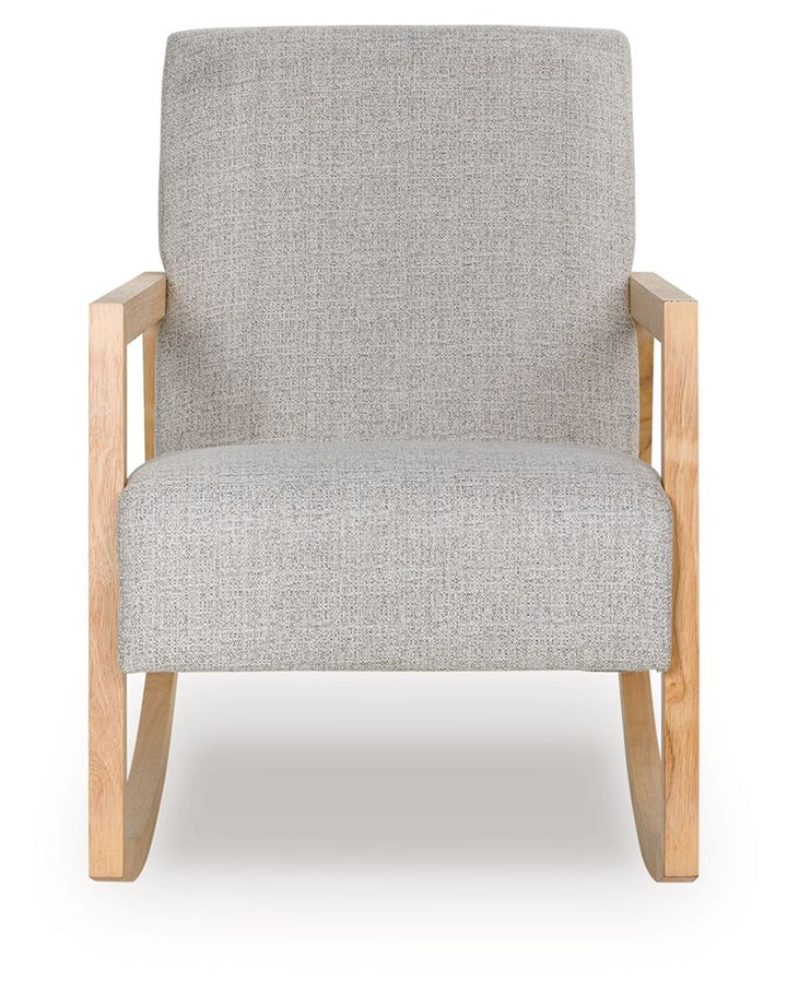 Wychworth - Gray / Natural - Accent Chair
