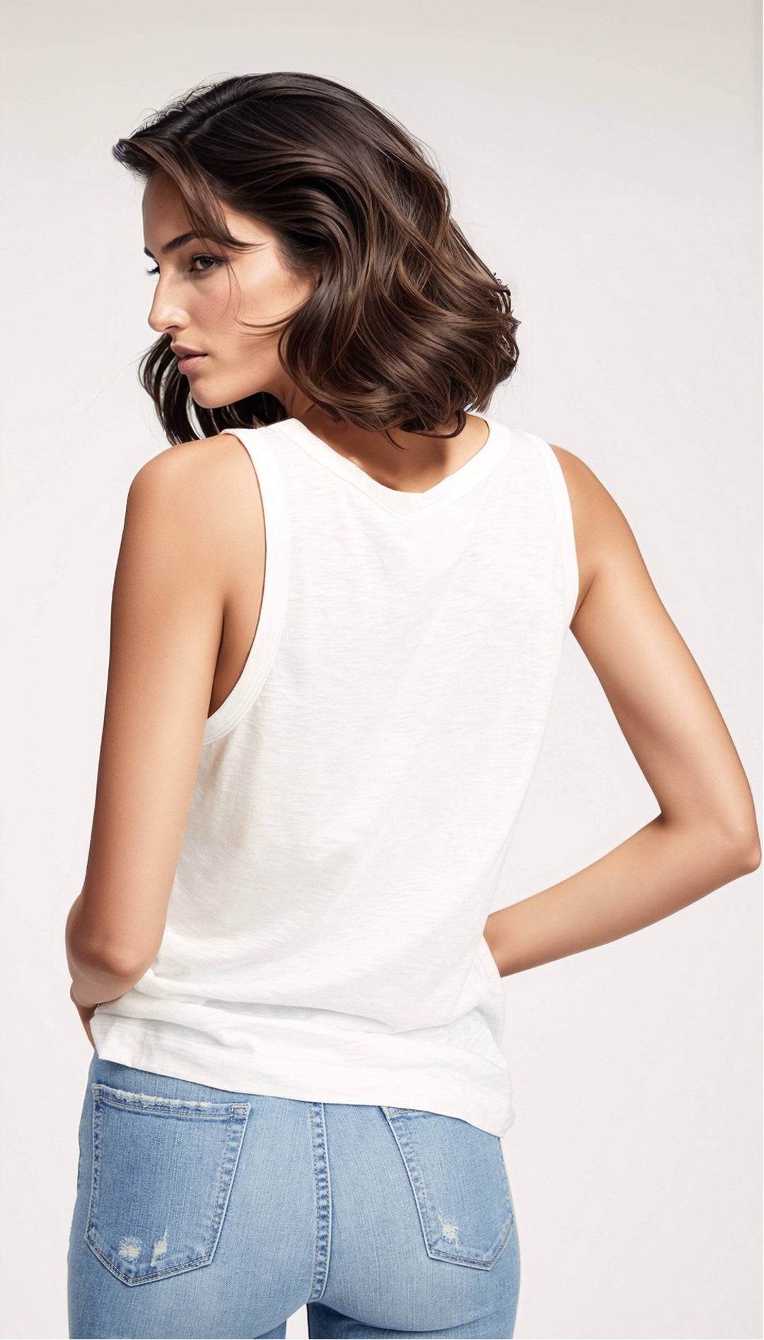 Tilson Tank (Soft White): Large / Soft White