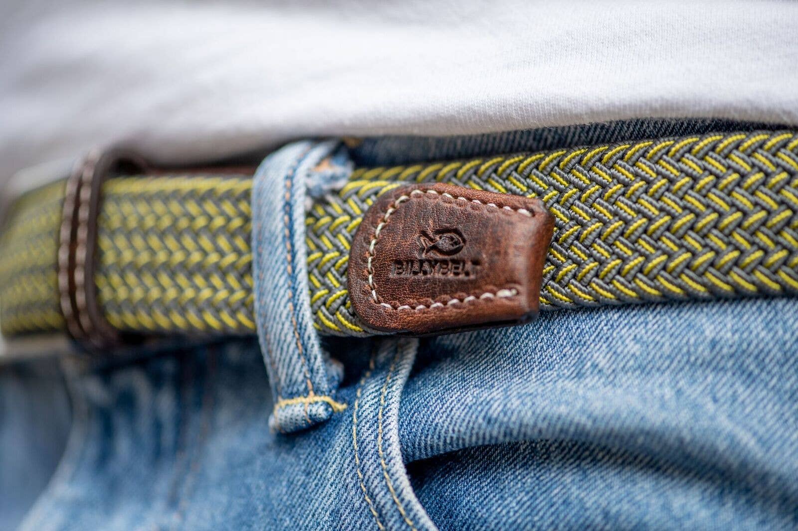 Budapest elastic braided belt: Size 0