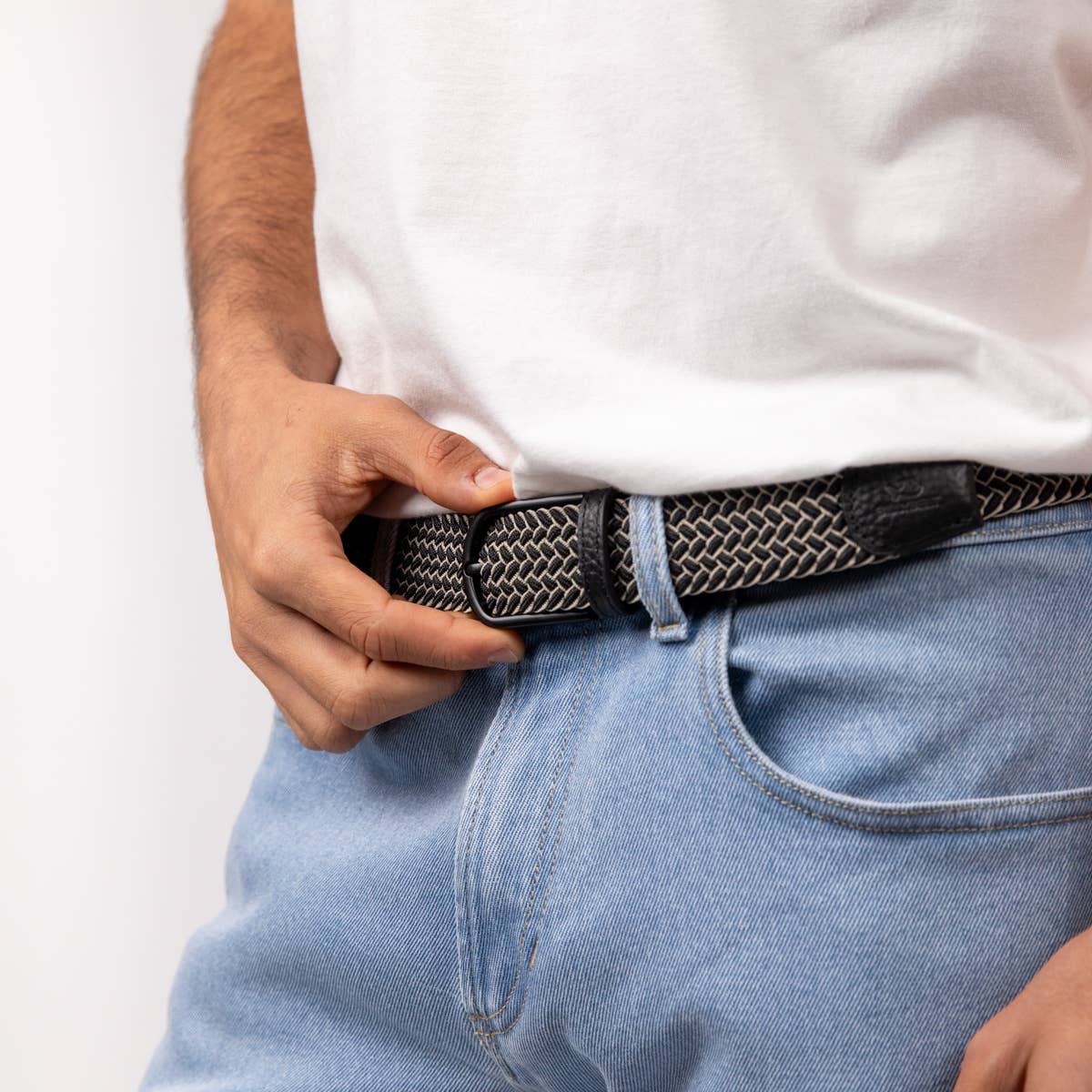 Haka elastic braided belt: Size 1
