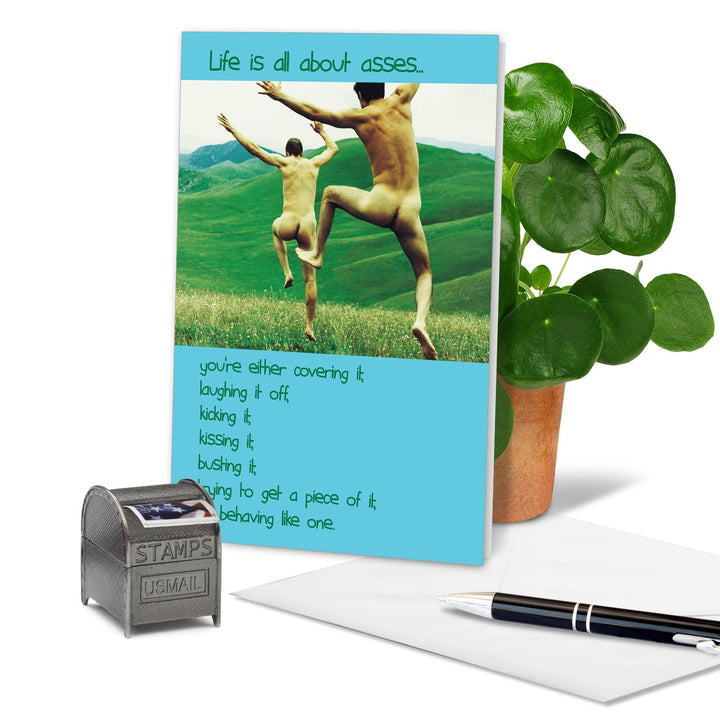 Birthday Card - All About Asses