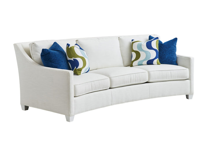 Ariana - Valenza Curved Sofa - White