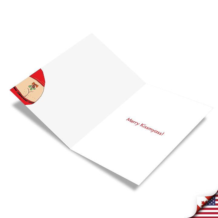 Christmas Greeting Card - Santa Tattoo