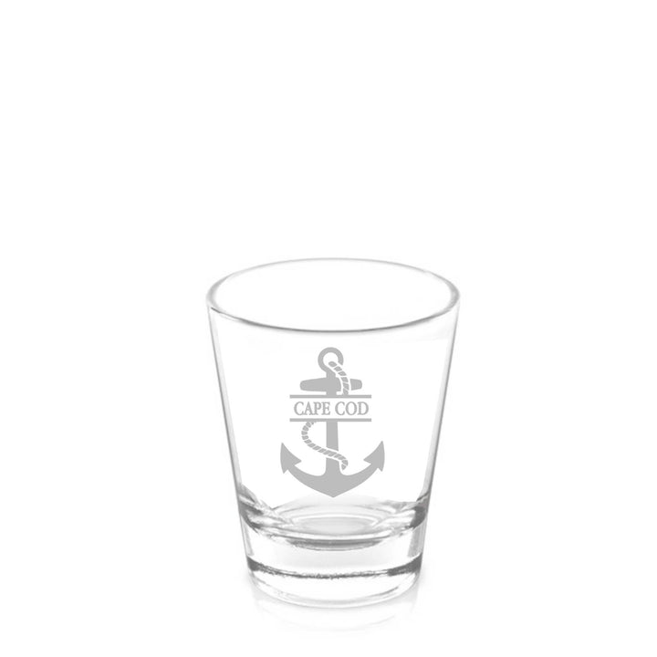GLASSWARE - Anchor w Town Name: Stemless Wine Glass