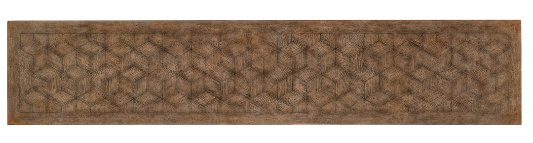 Americana - Trestle Console Table - Dark Brown