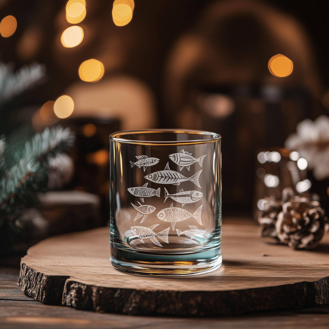 School of Fish Glasses: Stemless Wine